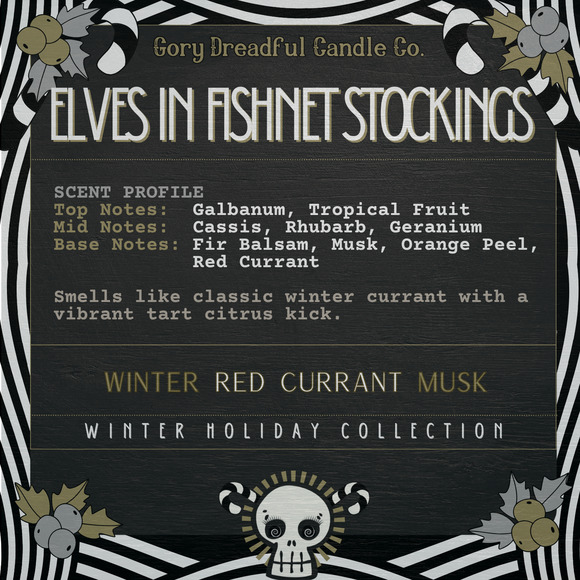 Elves in Fishnet Stockings Sizzling Room Salt Potpourri: Winter Red Currant Musk - Picture 2 of 9